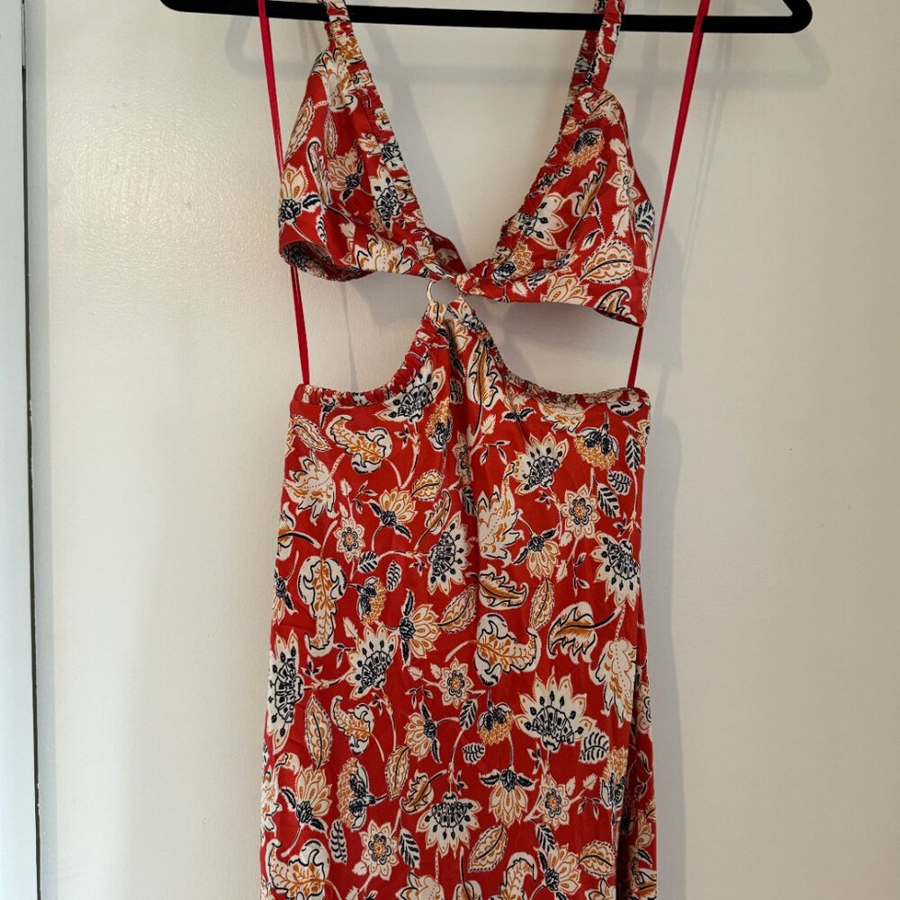 Beck + Bridge, Silk Paisley Dress